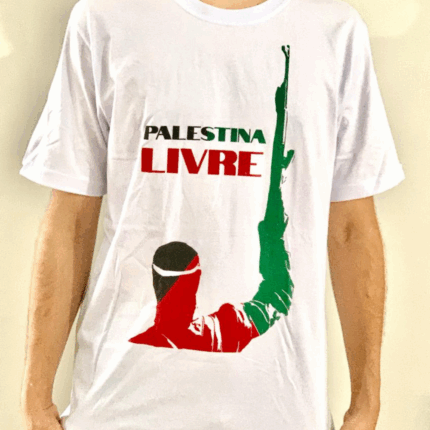 Camiseta Palestina Livre Fuzil